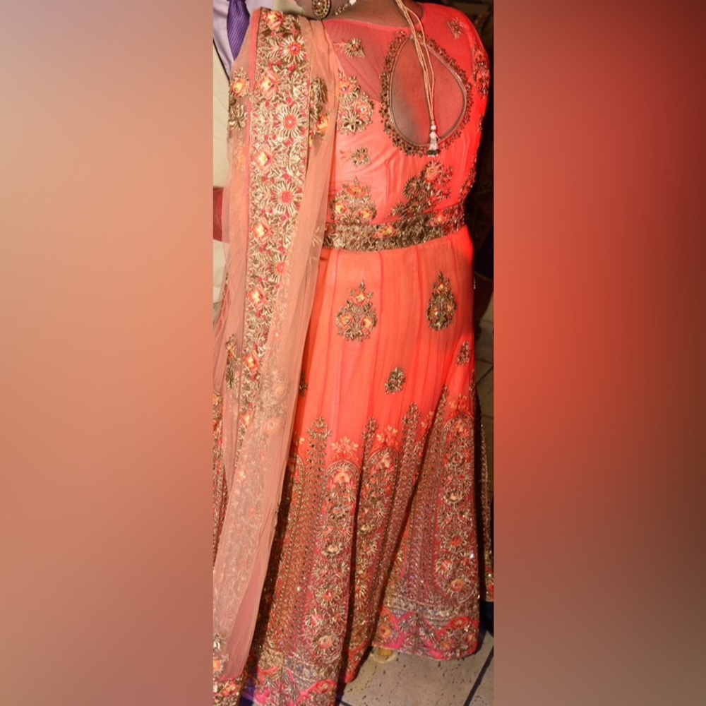 Indian wedding reception dress